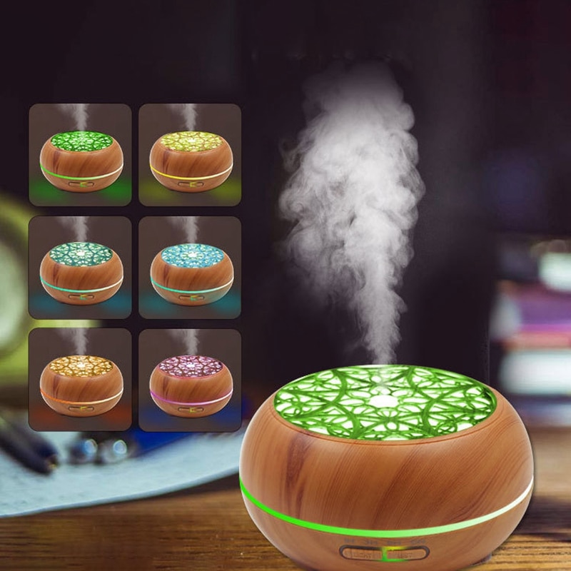 Ultrasonic Aroma Essential Oil Diffuser with Bluetooth Music Speaker