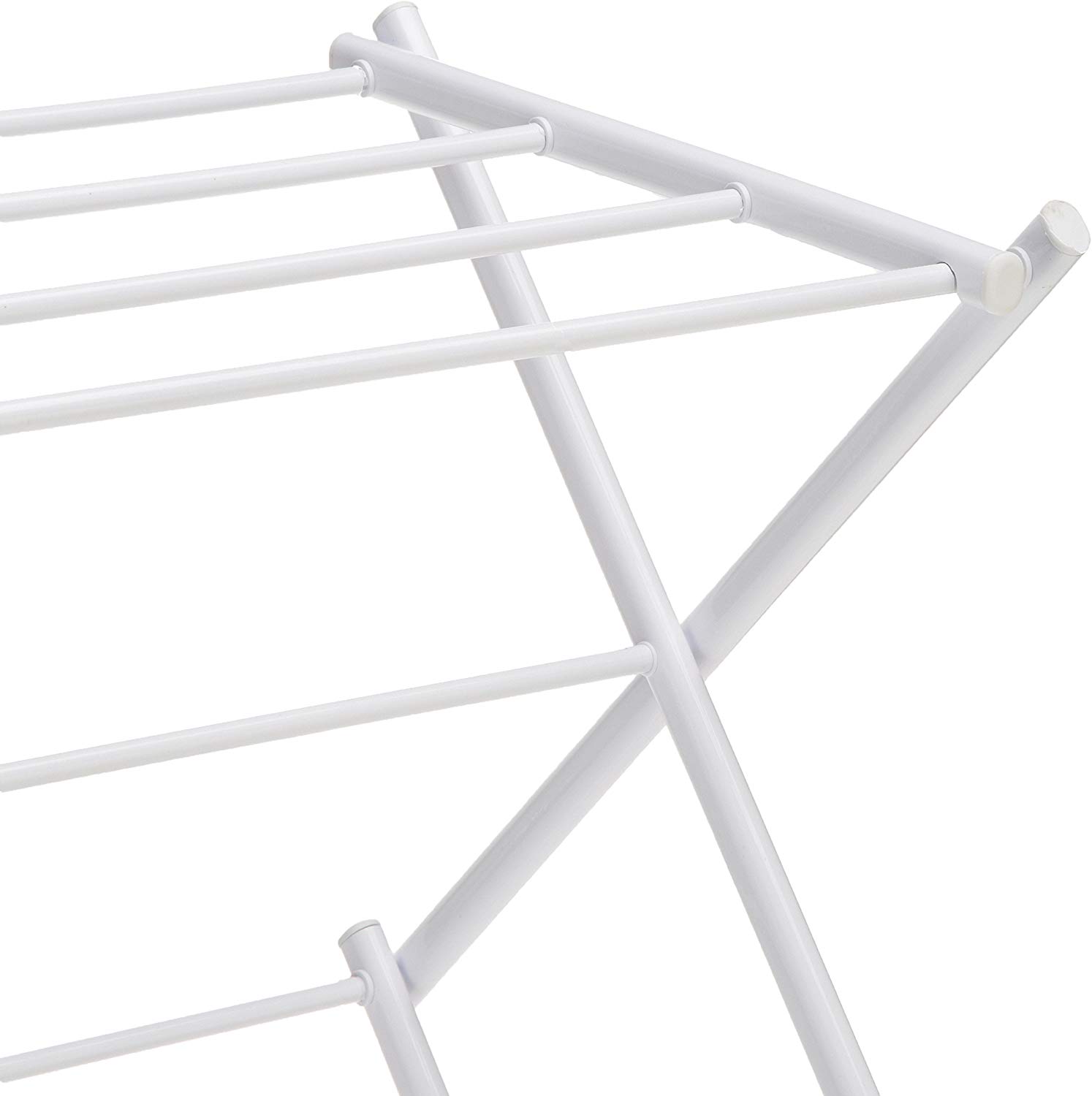 AmazonBasics Foldable Clothes Drying Laundry Rack White Home Controls